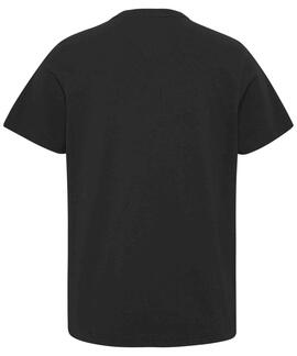 CAMISETA COLLEGE POP REGULAR FIT NEGRA