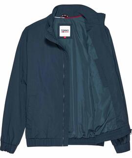 CAZADORA BOMBER ESSENTIAL JACKET REGULAR FIT AZUL MARINO