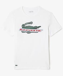 CAMISETA LACOSTE SPORT REGULAR FIT BLANCA