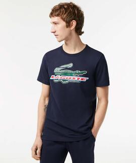 CAMISETA LACOSTE SPORT REGULAR FIT AZUL MARINO