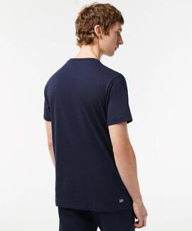 CAMISETA LACOSTE SPORT REGULAR FIT AZUL MARINO