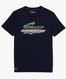 CAMISETA LACOSTE SPORT REGULAR FIT AZUL MARINO