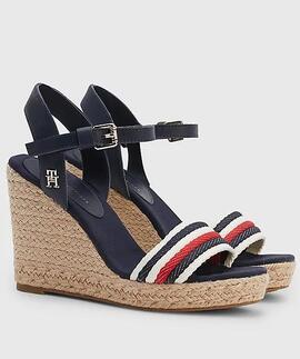 SANDALIAS DE CUÑA CORPORATE WEDGE AZUL MARINO