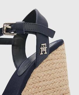 SANDALIAS DE CUÑA CORPORATE WEDGE AZUL MARINO