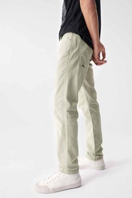 VAQUEROS SLIM FIT DE HOMBRE COLOR BEIGE