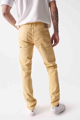 VAQUEROS SLIM FIT DE HOMBRE COLOR AMARILLO