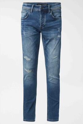 PANTALÓN VAQUERO S-RESIST SKINNY FIT CON ROTOS