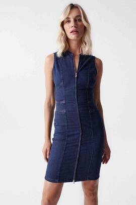 VESTIDO VAQUERO PUSH IN SECRET DENIM AZUL