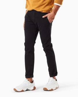 ALPHA KHAKI 360º SKINNY TAPERED BLACK