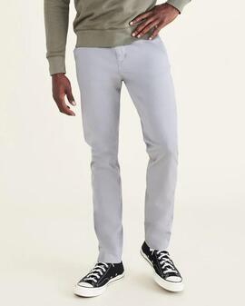 ALPHA KHAKI 360º SKINNY TAPERED SHARKSKIN LIGHT