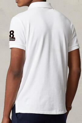 POLO HOMBRE HARD BASIC BLANCO