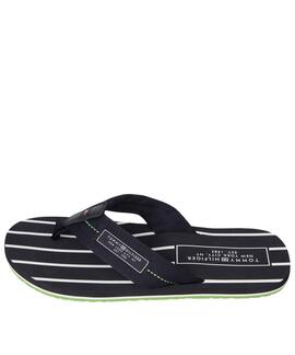 CHANCLAS PATCH HILFIGER BEACH AZUL MARINO