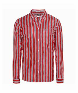 TJM CLASSICS STRIPE SHIRT FLAME SCARLET