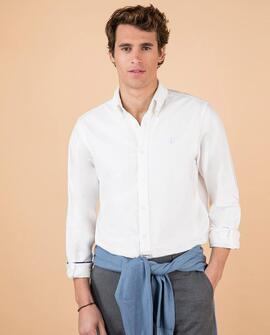 CAMISA LISA OXFORD BLANCO