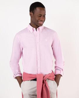 CAMISA LISA OXFORD ROSA