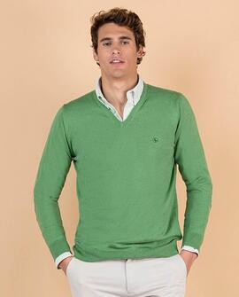 JERSEY CUELLO PICO CODERAS VERDE