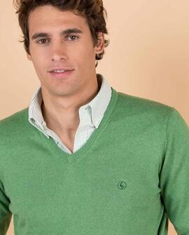 JERSEY CUELLO PICO CODERAS VERDE