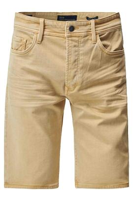 PANTALÓN CORTO VAQUERO REGULAR S-ACTIV CAMEL