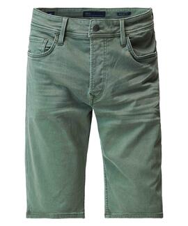 PANTALÓN CORTO VAQUERO REGULAR S-ACTIV VERDE