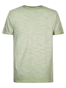 CAMISETA PETROL ESTAMPADA VIGORÉ VERDE CAQUI