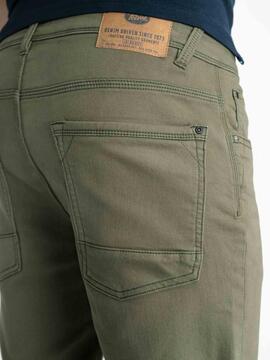 PANTALÓN CORTO VAQUERO JACKSON VERDE CAQUI