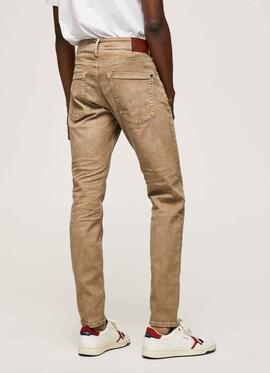 PANTALÓN VAQUERO STANLEY TAPER FIT CAMEL