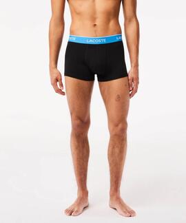 3 PACK TRUNKS BOXERS COTTON STRETCH NEGRO