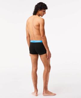 3 PACK TRUNKS BOXERS COTTON STRETCH NEGRO