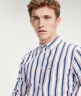 TJM CLASSICS STRIPE SHIRT CLASSIC WHITE