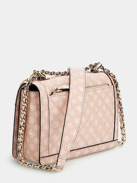 BOLSO BANDOLERA ABEY 4G LOGO PEONIA ROSA