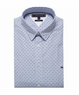 MICRO PRINT SHIRT SLIM FIT REGATTA / MULTI