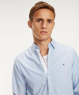 MICRO PRINT SHIRT SLIM FIT REGATTA / MULTI