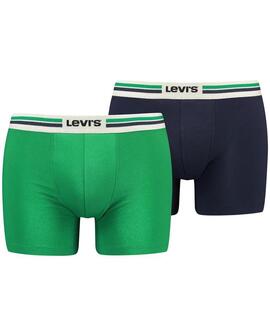 BOXER LEVI'S® MEN PLACED SPORTSWEAR BOXER BRIEF GREEN / NAVY