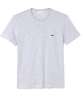 CAMISETA BÁSICA LACOSTE GRIS