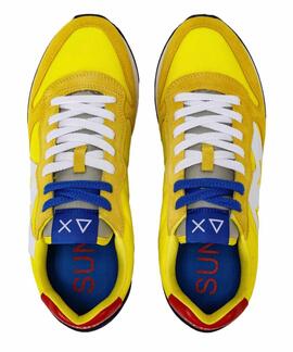 ZAPATILLAS JAKI SOLID AMARILLO Y AZUL MARINO