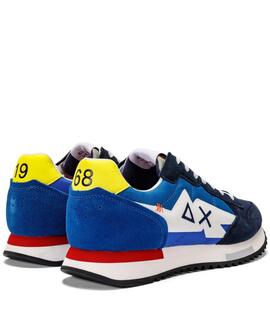 ZAPATILLAS NIKI CRAZY BOY AZUL ROYAL Y AZUL MARINO