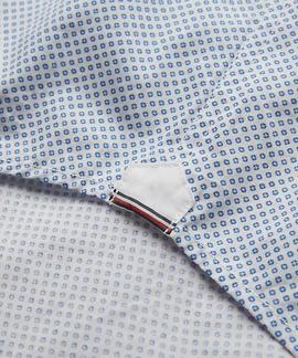 ESSENTIAL MICRO DOT SHIRT SLIM FIT REGATTA / MULTI