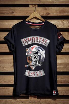 CAMISETA DE HOMBRE INMORTAL NEGRA