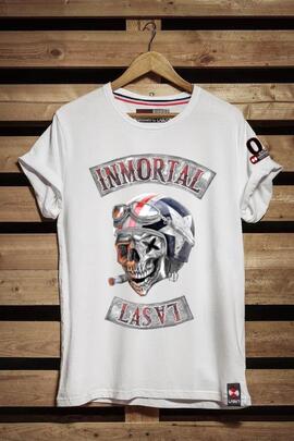 CAMISETA DE HOMBRE INMORTAL BLANCA