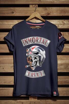 CAMISETA DE HOMBRE INMORTAL AZUL MARINO