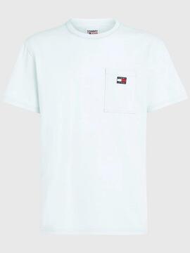 CAMISETA CLASSIC BADGE POCKET VIGORÉ CELESTE