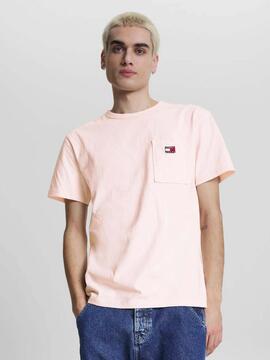 CAMISETA CLASSIC BADGE POCKET VIGORÉ ROSA