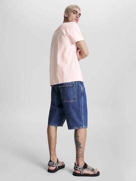 CAMISETA CLASSIC BADGE POCKET VIGORÉ ROSA