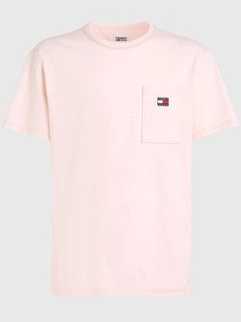 CAMISETA CLASSIC BADGE POCKET VIGORÉ ROSA