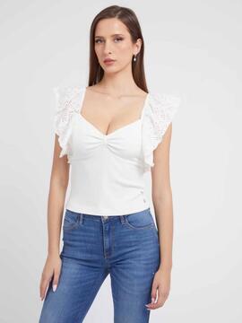 TOP CORPIÑO RUFFLE RAINA CRUDO