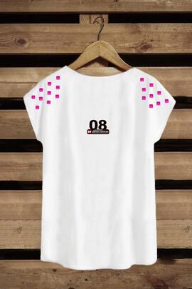 CAMISETA MUJER HARD BLANCA