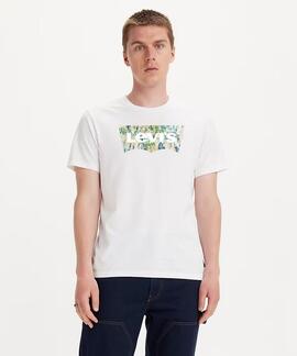 CAMISETA LEVI’S® GRAPHIC TEE WATERCOLOR BATWING FILL WHITE