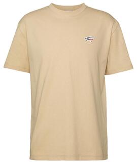 CAMISETA CLASSIC SIGNATURE REGULAR FIT BEIGE