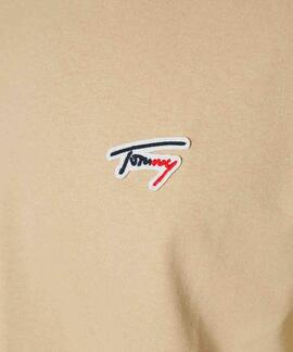 CAMISETA CLASSIC SIGNATURE REGULAR FIT BEIGE