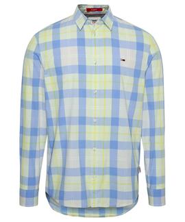 TJM CLASSIC ESSENTIAL CHECK SHIRT SKYSAIL